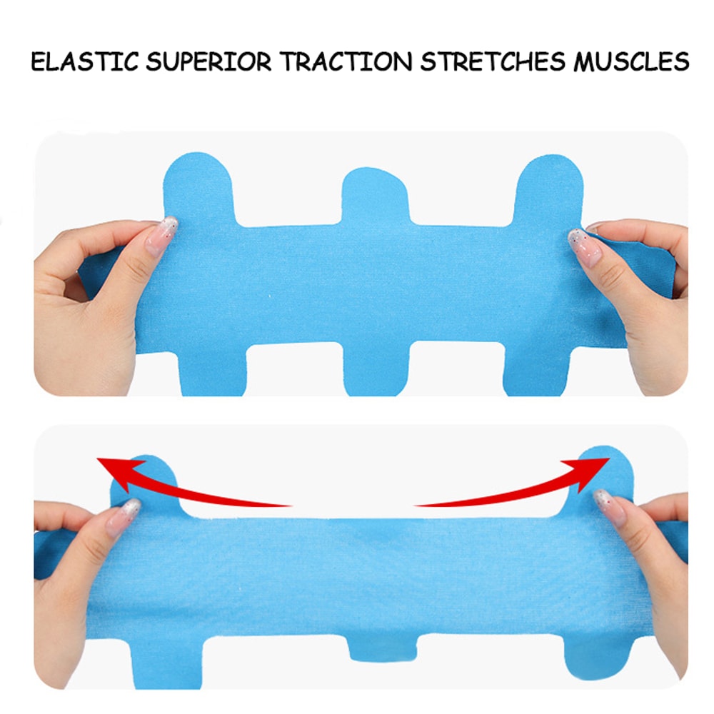 Pre Cut Kinesiology Tape for Muscle Support and Pain Relief.