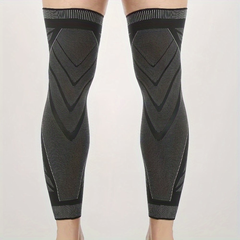 Full Leg Compression Sleeves For Sports Recovery Thigh Calf Knee Support 1