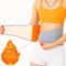 Winter Plush Thermal Waist Belt Lumbar Support Back Brace 2
