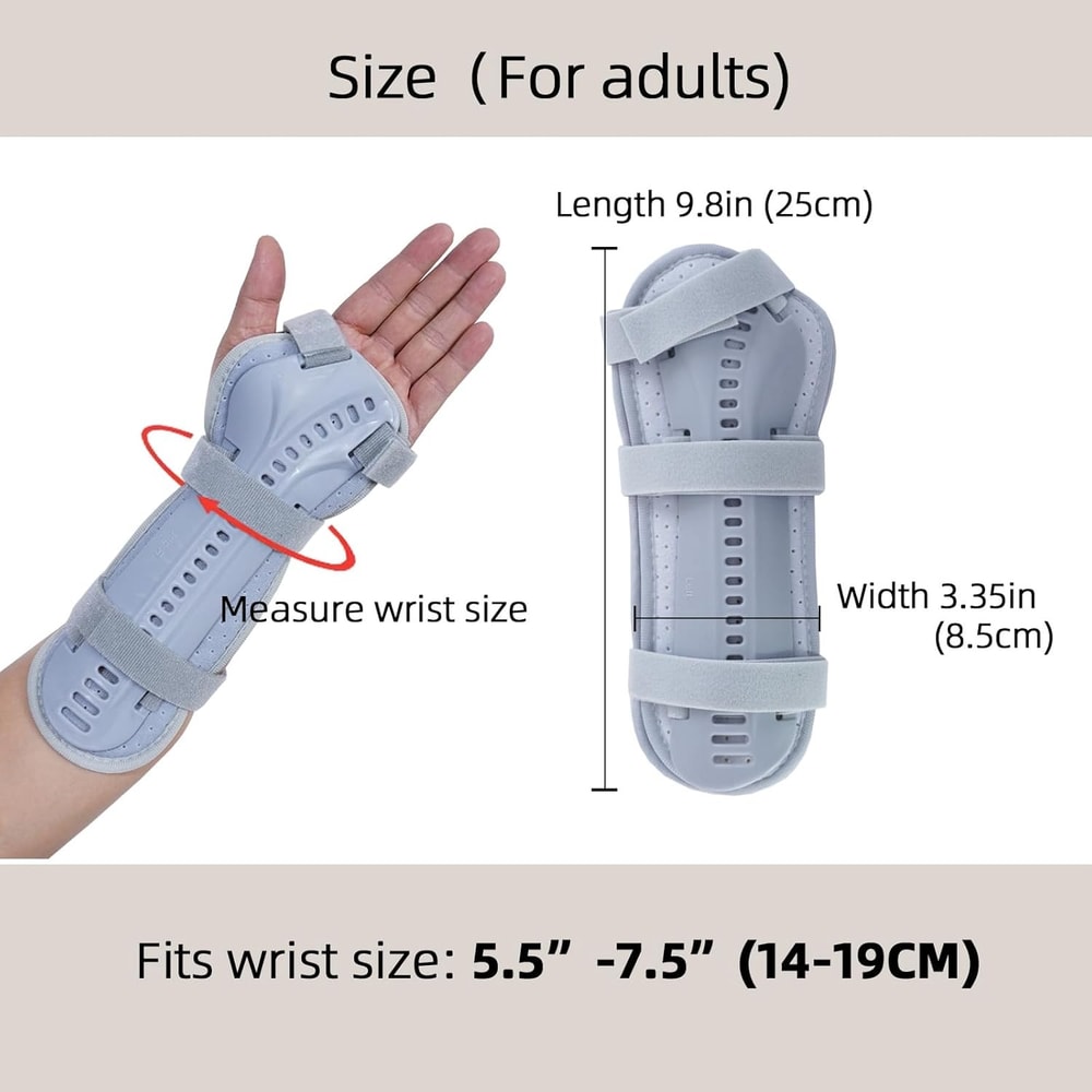Adjustable Wrist Fracture Splint Brace For Pain Relief And Recovery 5