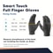 Touch Screen Compression Gloves With Full Finger Palm Support For Daily Hand Comfort 5