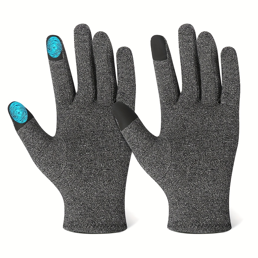 Touch Screen Compression Gloves With Full Finger Palm Support For Daily Hand Comfort 6
