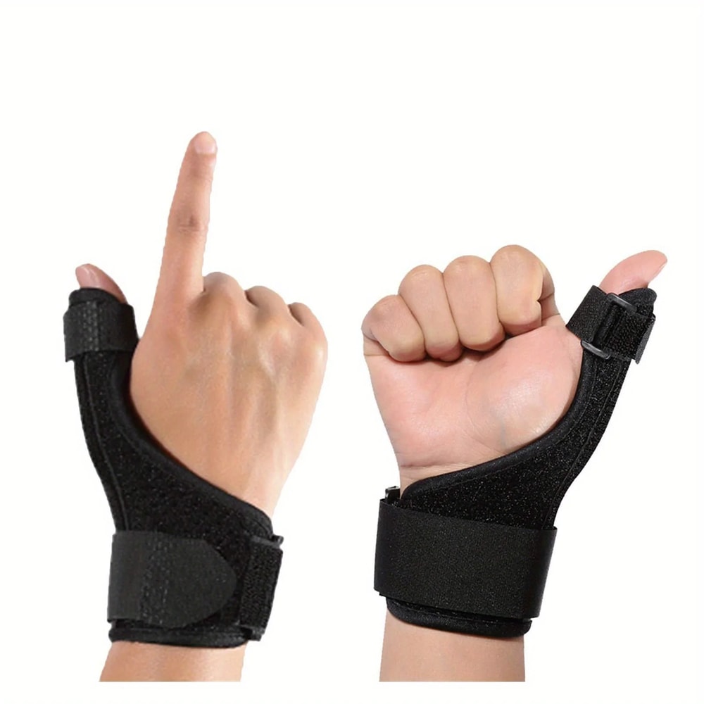 Adjustable Thumb Wrist Brace With Detachable Stabilizer For Daily Support 1