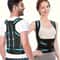 Black Adjustable Posture Support Belt For Back Pain Relief 0