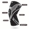 Premium Compression Knee Support Sleeve For Sports Elastic Breathable Knee Pads Joint Protection 1