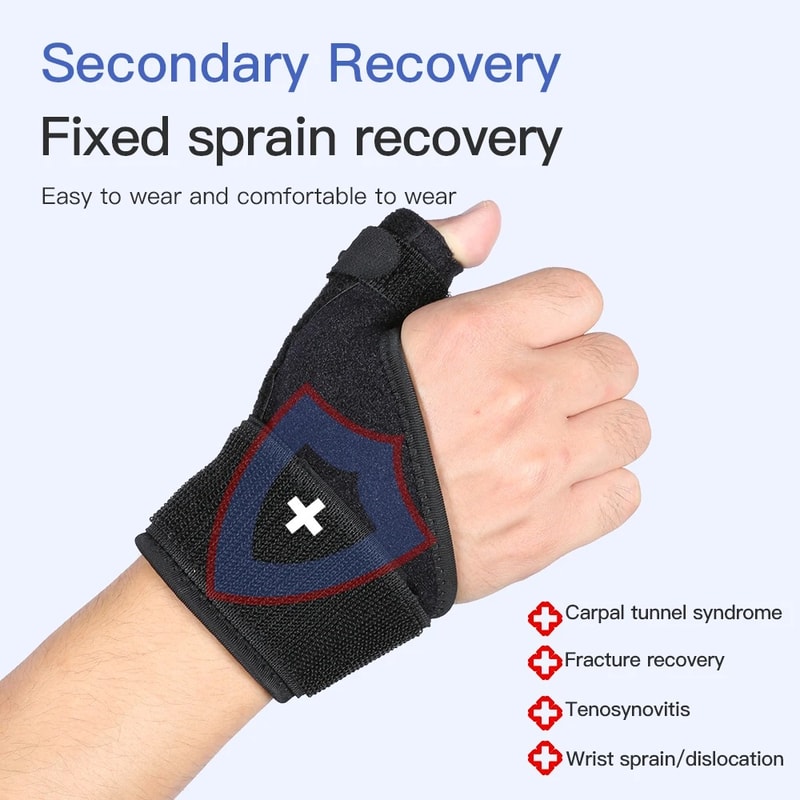 Adjustable Arthritis Wrist Brace for Tendon & Finger Injury Recovery