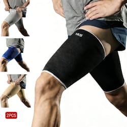 elastic thigh compression sleeve for running basketball tennis football