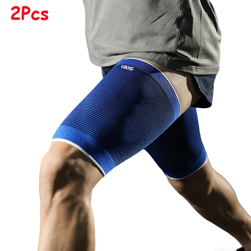 Elastic Thigh Compression Sleeve For Running Basketball Tennis Football 6