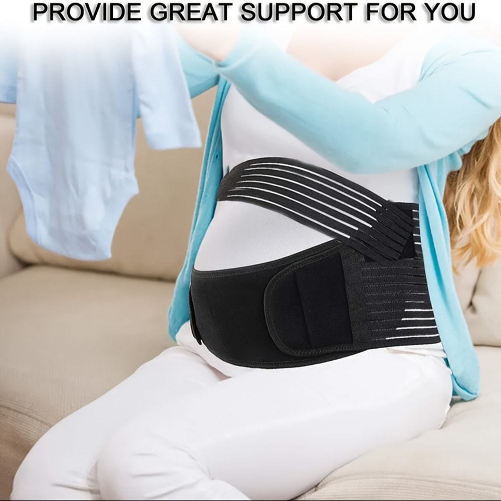 Pregnancy Support Belly Band For Back Abdomen Comfort 2
