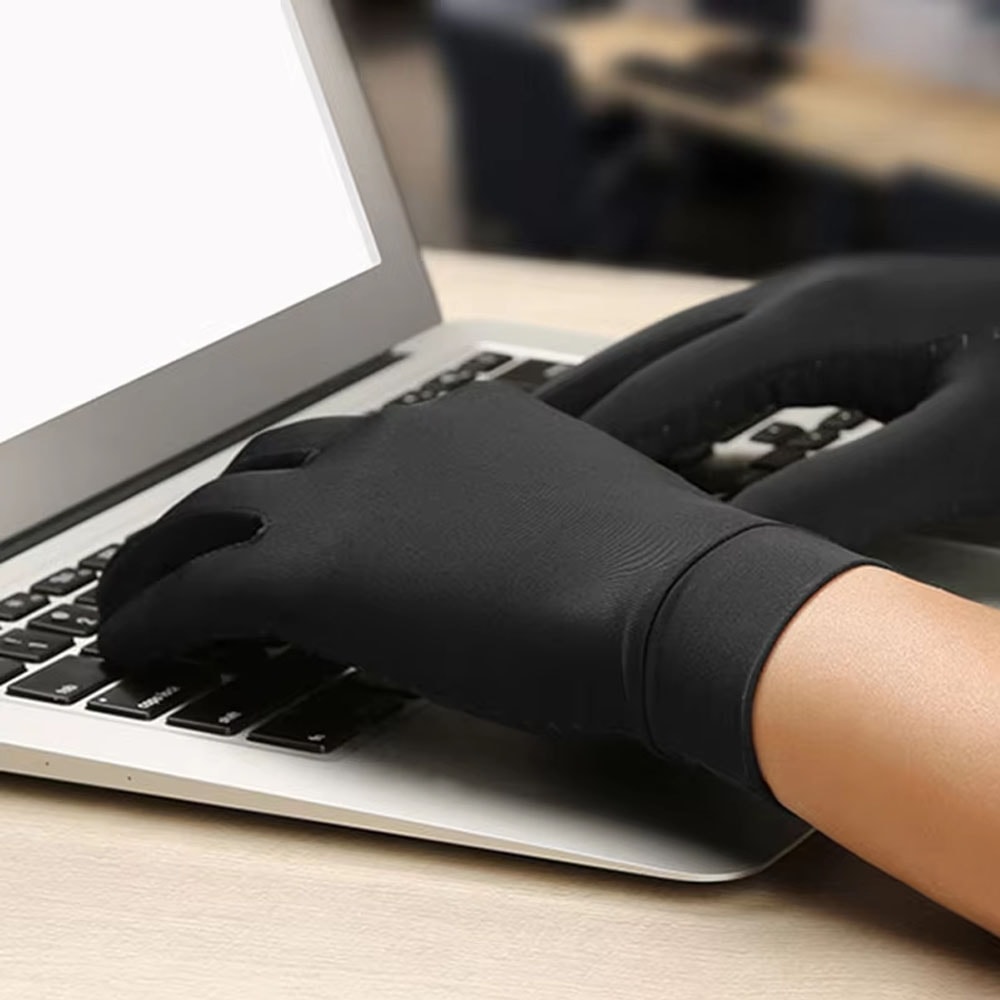 Copper Ion Fiber Arthritis Gloves For Wrist Pain Relief And Sports Support 2