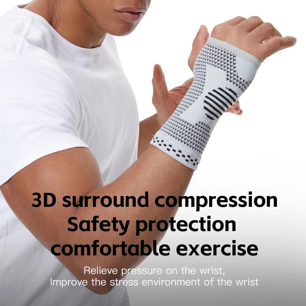 Adjustable Wrist Brace Support For Gym Sports Compression Gloves Palm Guard Wrist Protector 3