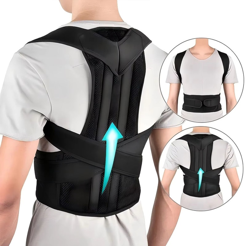 Adjustable Posture Corrector Brace For Men And Women Clavicle Support Stop Slouching And Improve Ba 0