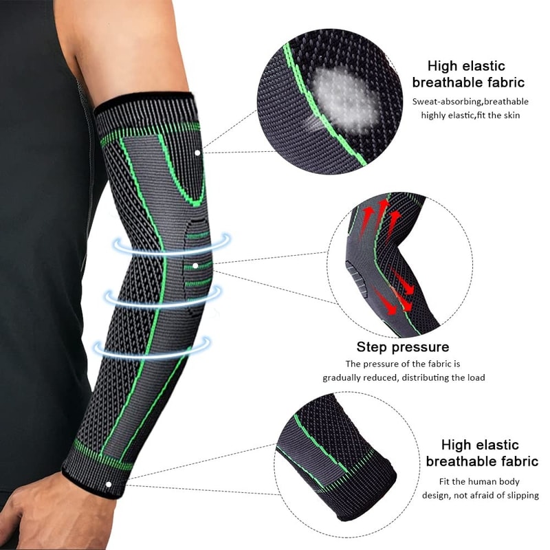Compression Sleeve For Tendonitis Elbow Support For Men And Women Sports Arm Protection For Tennis 1