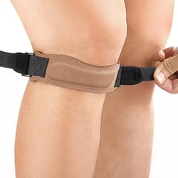 adjustable patellar knee support strap brace shock absorption compression sleeve for basketball and sports
