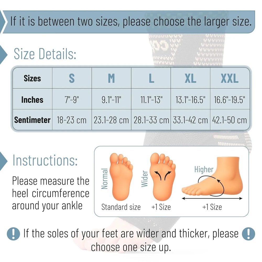 Adjustable Ankle Brace For Women Men Achilles Tendonitis Relief Sports Protection 5
