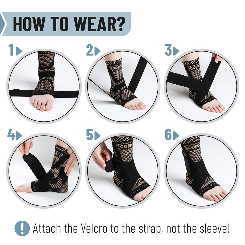 Adjustable Ankle Brace For Women Men Achilles Tendonitis Relief Sports Protection 2