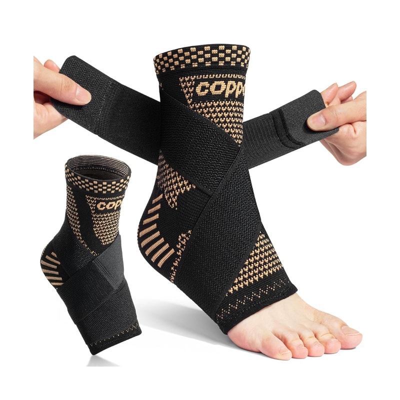 Adjustable Ankle Brace For Women Men Achilles Tendonitis Relief Sports Protection 6