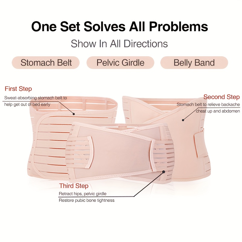 Postpartum Recovery Belly Band Support Belt For Post C Section Healing 1