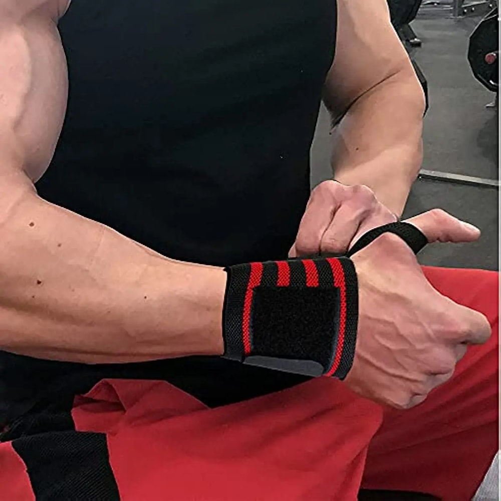 Breathable Weight Lifting Wrist Wraps For Gym And Powerlifting Support 4