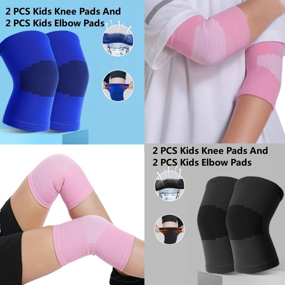 2Pcs Adjustable Kids Elbow Brace Sleeve Breathable Elbow Protector For Sports Like Tennis Football 3