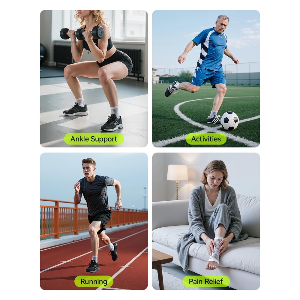 Neuropathy Relief Socks For Men Women UltraBreathable Plantar Fasciitis Achilles Tendonitis Suppo 4