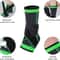 Adjustable Ankle Support Brace Breathable Compression Sleeve for Plantar Stabilization and Relief