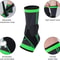 Adjustable Ankle Support Brace Breathable Compression Sleeve for Plantar Stabilization and Relief