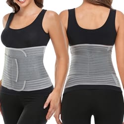 postpartum belly band waist trainer for women tummy & pelvis recovery