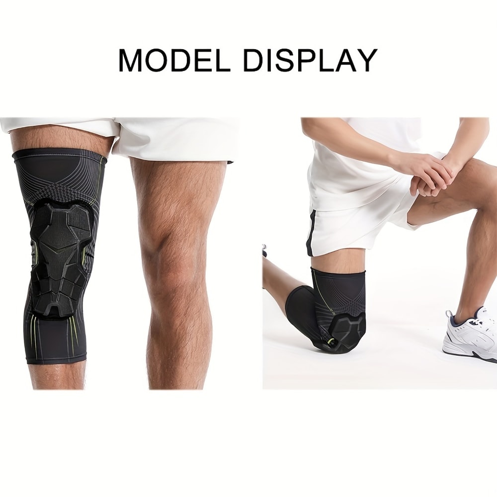 Honeycomb Knee Protectors Compression Leg Sleeves For Basketball Volleyball Football 2