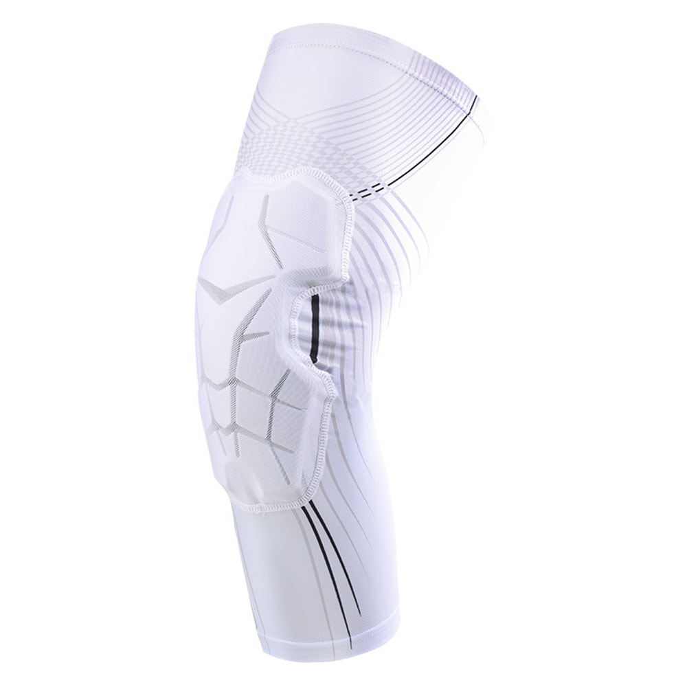 Honeycomb Knee Protectors Compression Leg Sleeves For Basketball Volleyball Football 9