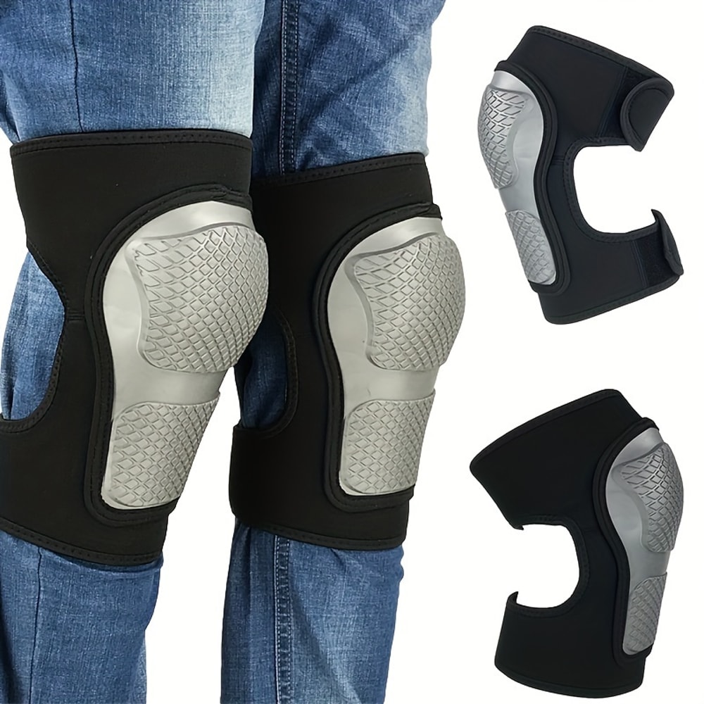 Adjustable Soft Shell Knee Pads For Kneeling Cycling Roller Skating 5