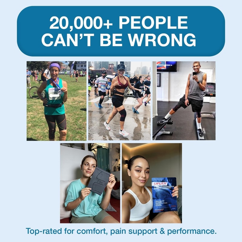 Compression Knee Brace For Men Women Knee Sleeves For Sports Running Weightlifting Arthritis Meni 4