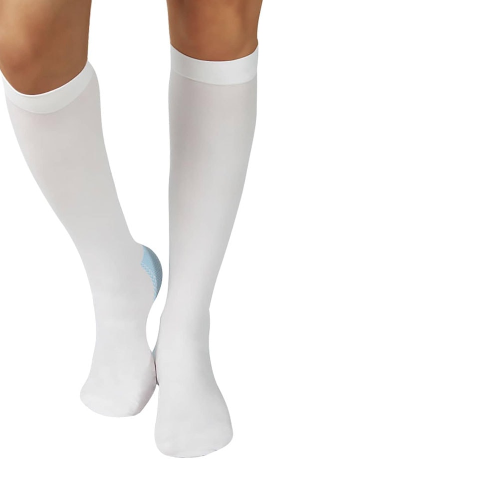 Compression Stockings For Women Men KneeHigh AntiEmbolism With Inspection Hole 6