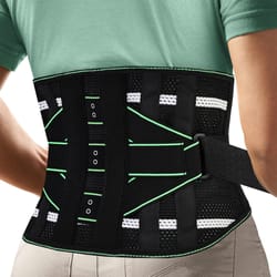 back support belt for lower back pain relief herniated disc lumbar brace for men & women