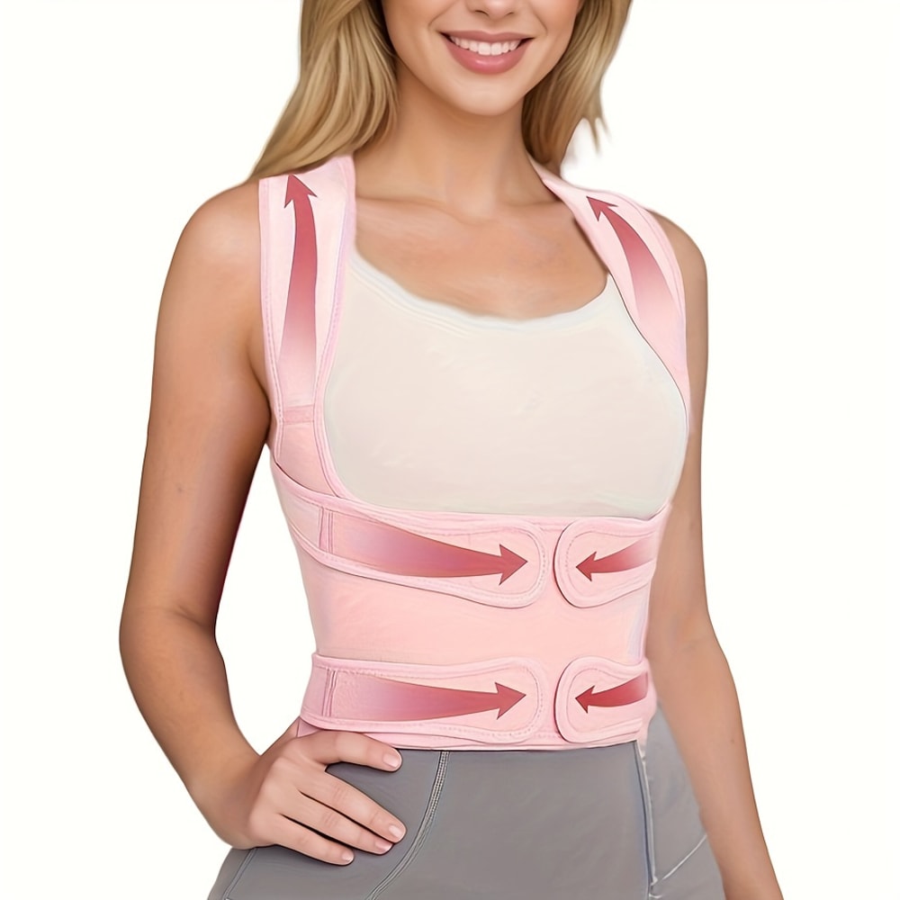 Back Brace Posture Corrector For Women And Men Adjustable Shoulder Support For Back Pain Relief 1