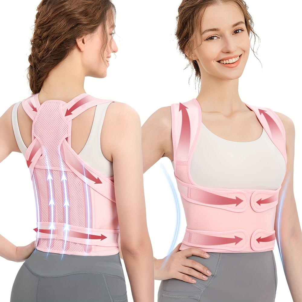 Back Brace Posture Corrector For Women And Men Adjustable Shoulder Support For Back Pain Relief 6