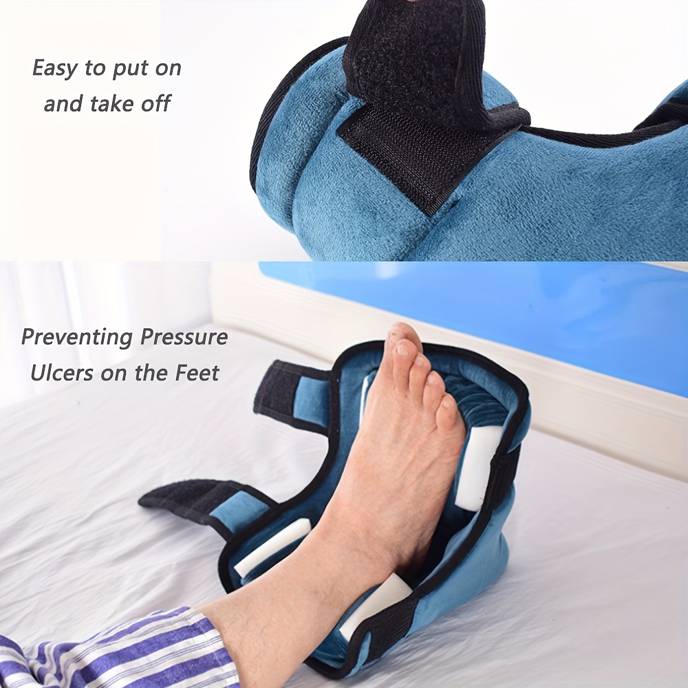 Heel Protector Cushions With Magic Tape Foot Pillows For Bed Wheelchair Pressure Sore Ulcer Relie 4