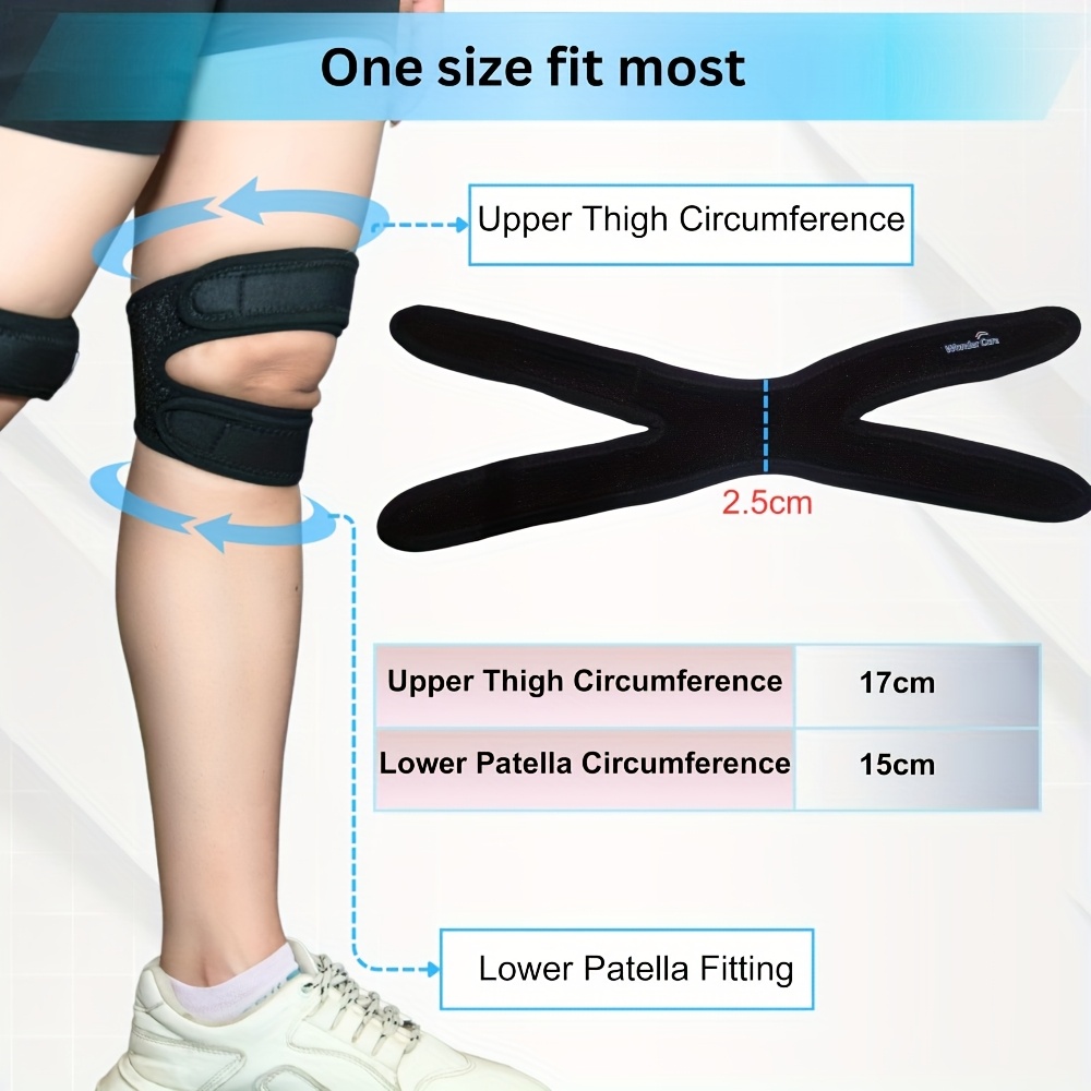 Patella Knee Strap Adjustable Compression Stabilizer For Maximum Comfort And Support 4