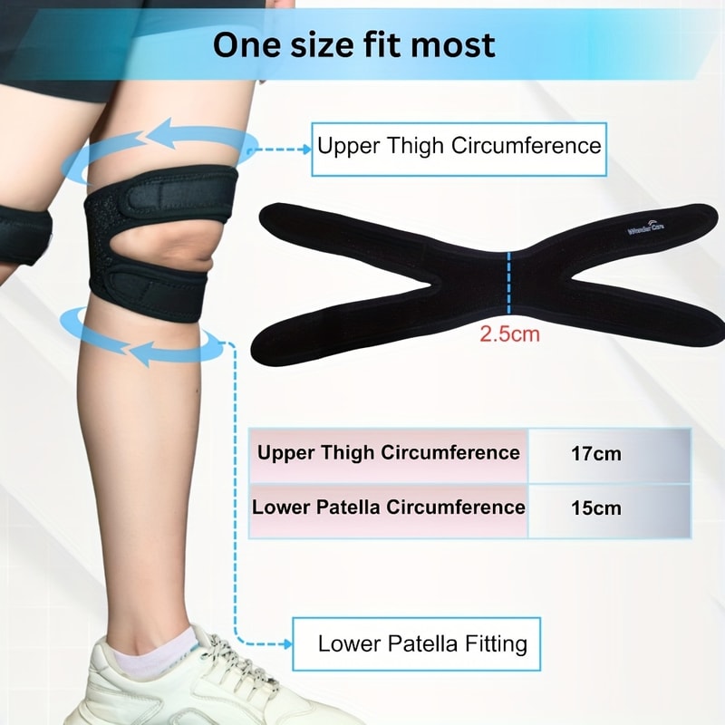 Patella Knee Strap Adjustable Compression Stabilizer For Maximum Comfort And Support 4