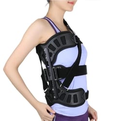 breathable spinal brace for scoliosis correction adjustable aluminium alloy straightener for children & adults