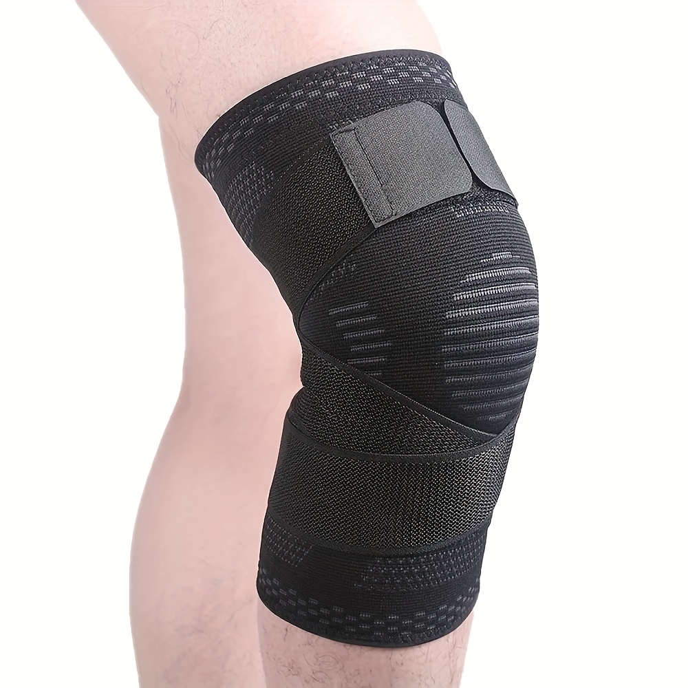 Compression Knee Brace With Bandage Support For Sports Running And Basketball 1