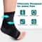 Ankle Support Brace for Achilles Tendonitis & Plantar Fasciitis Relief Compression Sleeve with Adjustable Strap.
