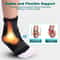 Ankle Support Brace for Achilles Tendonitis & Plantar Fasciitis Relief Compression Sleeve with Adjustable Strap.