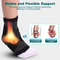 Ankle Support Brace for Achilles Tendonitis & Plantar Fasciitis Relief Compression Sleeve with Adjustable Strap.