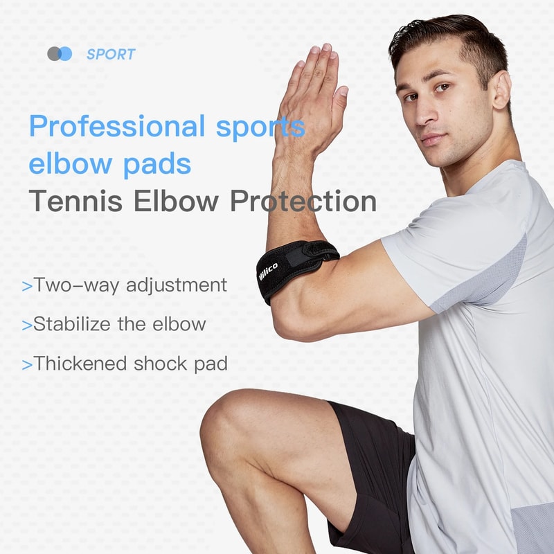 Elbow Support Strap Soft Cushion for Basketball, Tennis, and Badminton Epicondylitis Elbow Pad