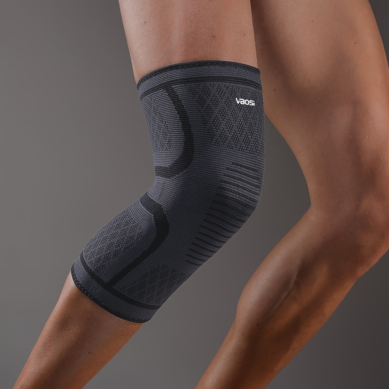 Breathable Compression Knee Support Sleeve For Sports MultiColor Fit 1