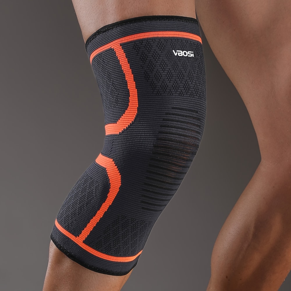 Breathable Compression Knee Support Sleeve For Sports MultiColor Fit 6