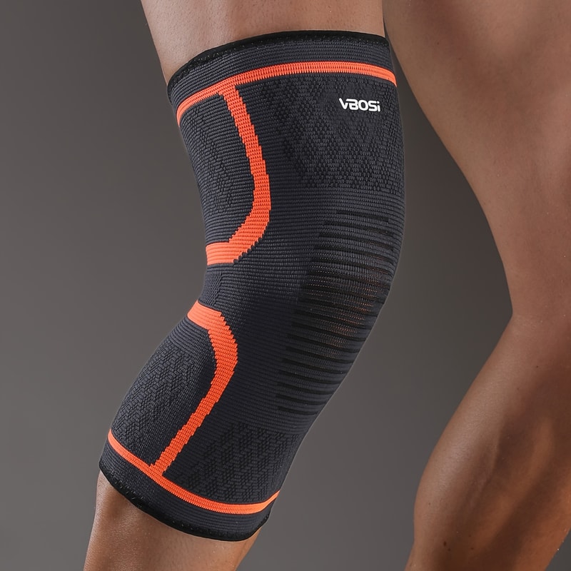 Breathable Compression Knee Support Sleeve For Sports MultiColor Fit 6