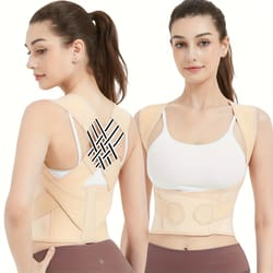 breathable back posture corrector brace for women comfortable back support belt for improved posture and shoulder relief