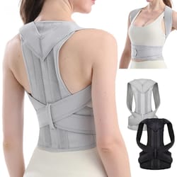 adjustable posture corrector back brace for scoliosis support and lumbar alignment